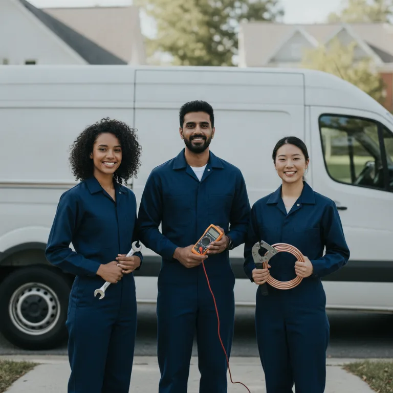HVAC team in Sandy